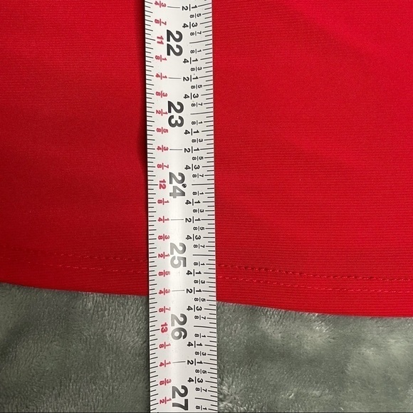 Diana Belle Red Short Sleeve Blouse with Beading Size XL NWT - Picture 6 of 7